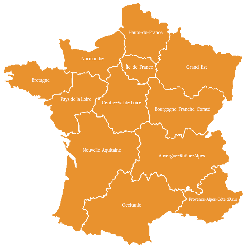 프랑스의 지도